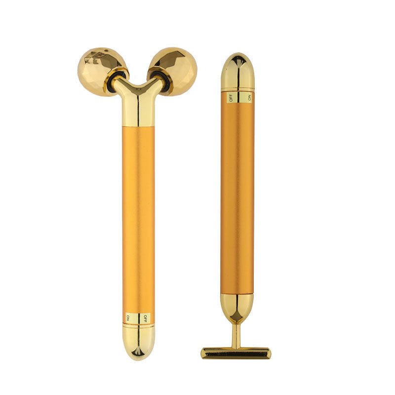 3D Roller T-shaped Set - Gold - Shopfinity Supplier